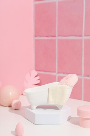 Concept of cosmetic and beauty care, space for text