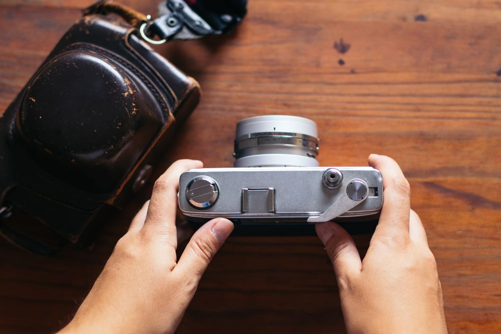 Back to the old technologies: Analog camera.