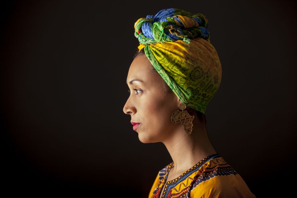 Portrait of thoughtful Black woman