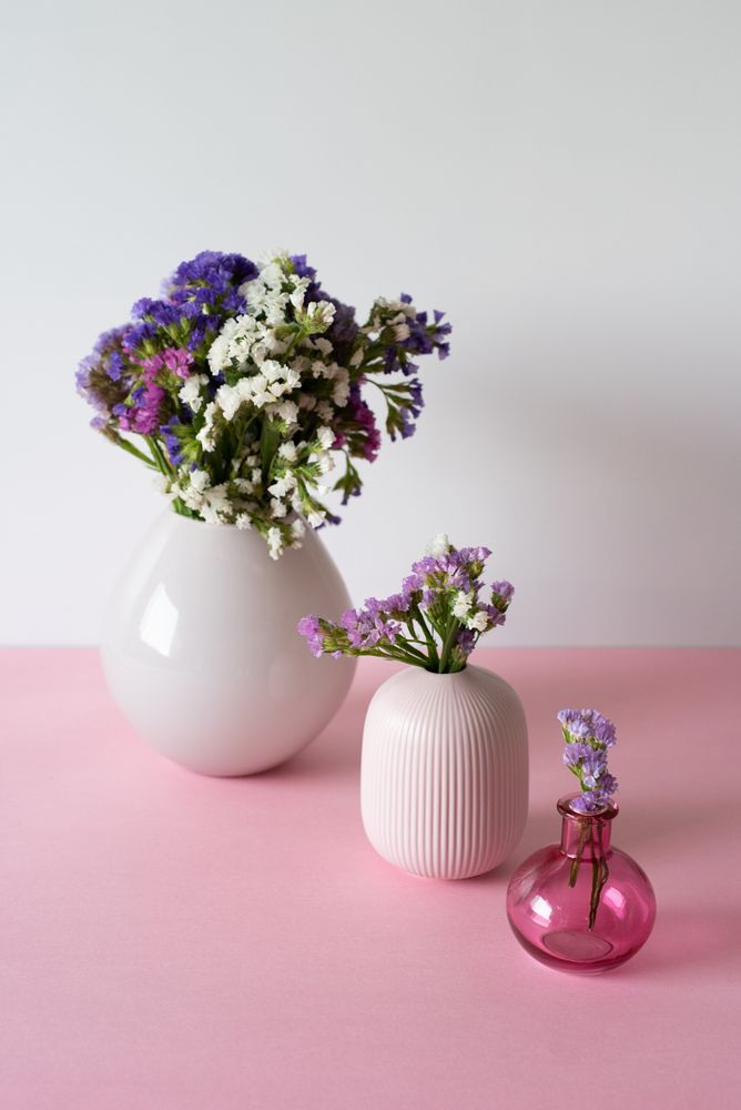 Multicolor sea lavender flowers bouquet