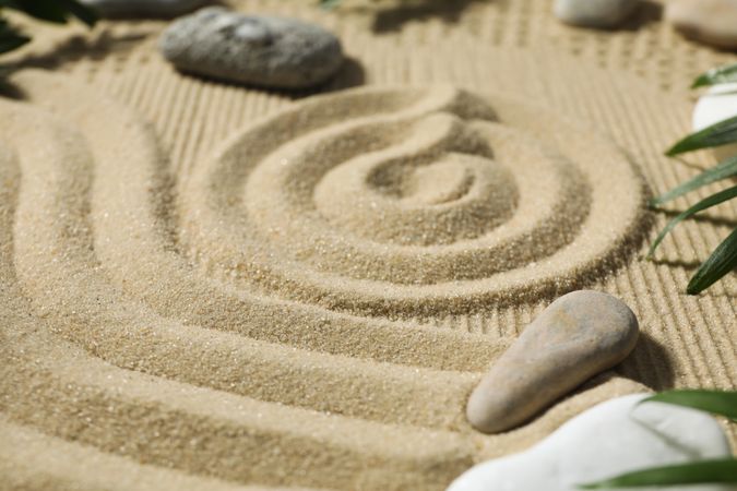 Composition for Zen, Relaxation, Harmony and Balance concept