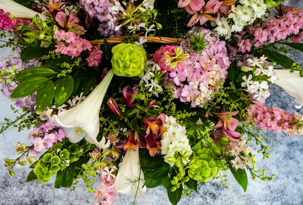 Summer floral composition