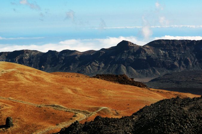 Volcano of Teide from above