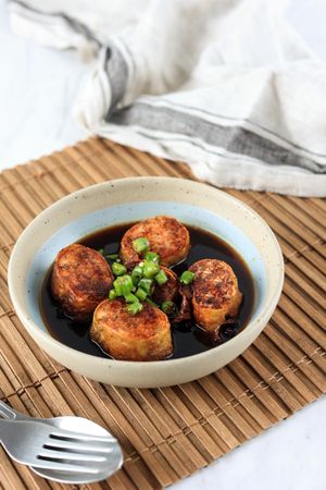 Go Hyong or Ngo Hyong, Chinese Food Made from Minced Chicken with Flour Wrap