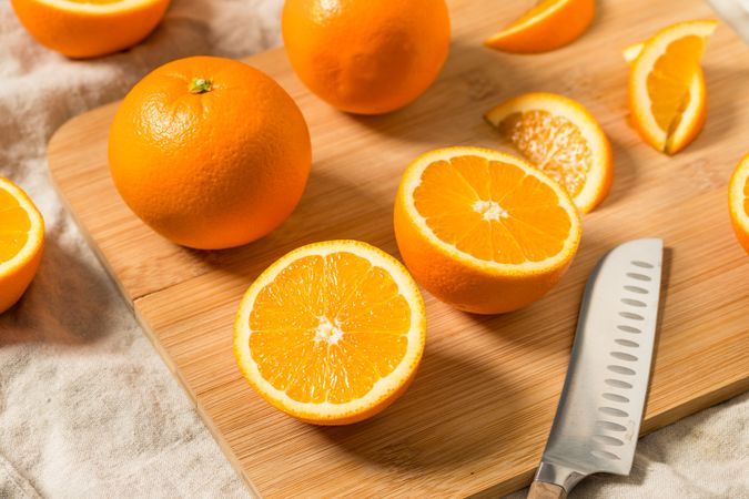 Raw Organic Sweet Oranges