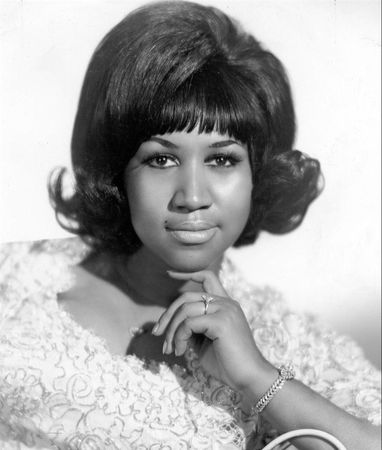 Aretha Franklin, singer     pictured by Atlantic Records