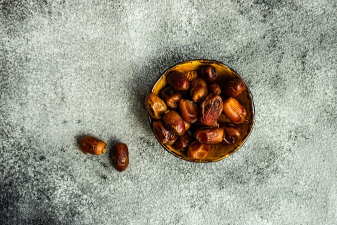 Delicious bowl of dates
