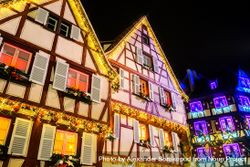 Charming Christmas lights in Colmar, Alsace, France 5l1J64