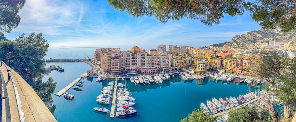Panoramic view of Fontvieille