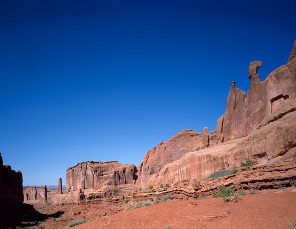 Red-rock formation at Arches National Park, Utah
