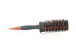 hair brush isolated on plain background