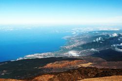Volcano of Teide from above