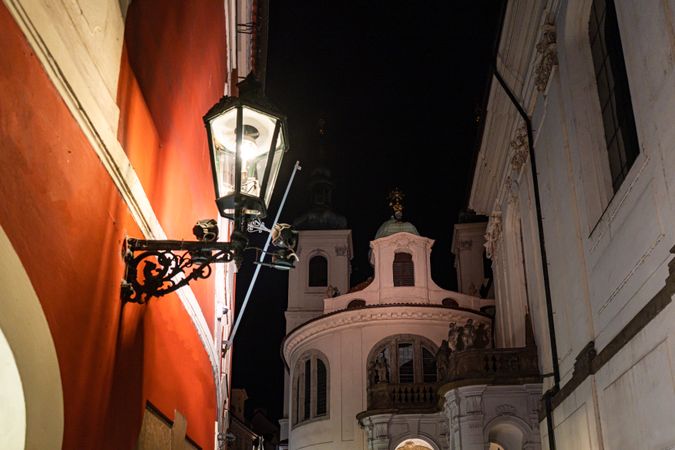 Narrow street of Old Prague