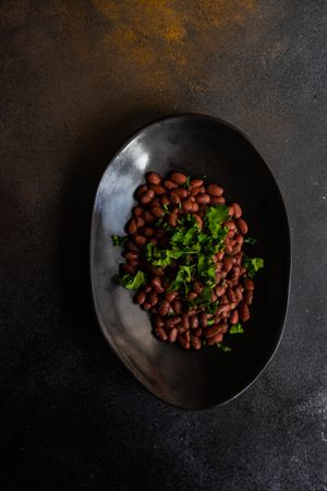 Traditional Georgian lobio dish in modern bowl