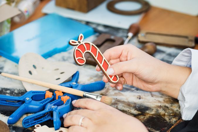 Woodworking workshop eco-friendly Christmas toys
