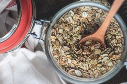 Jar of oats