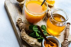 Ingredients for detox tea