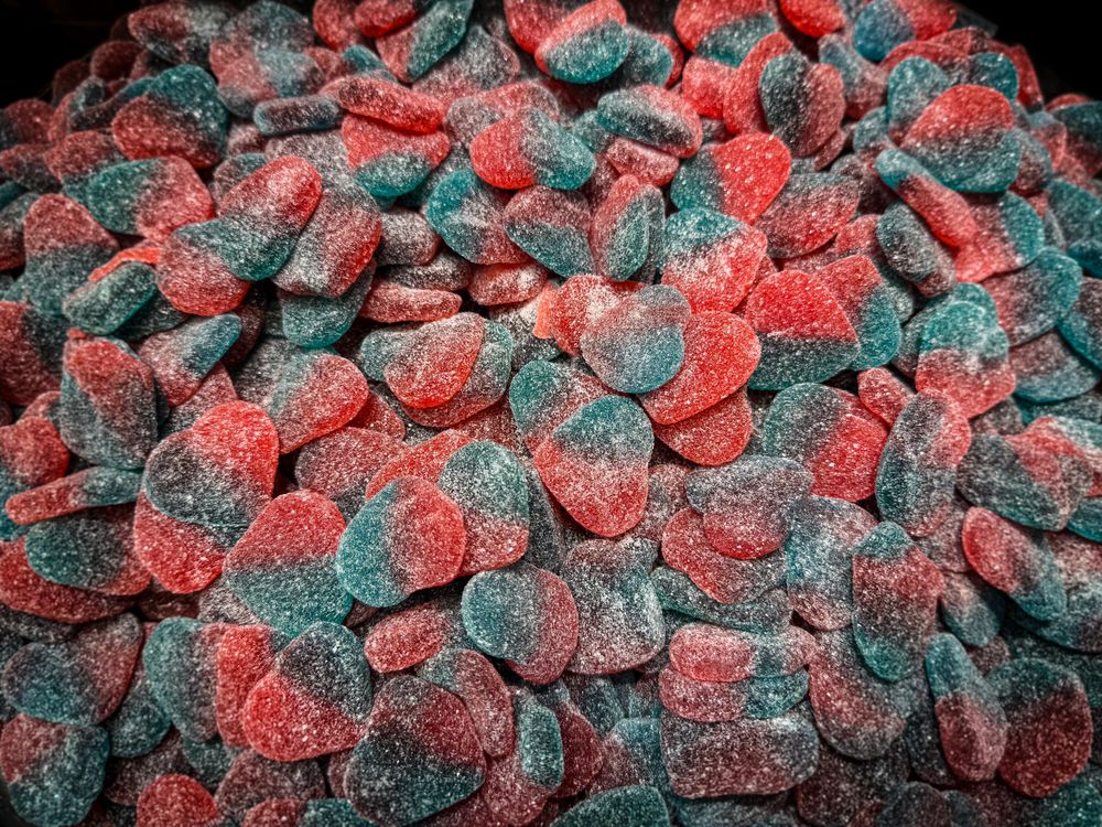 Heart-shaped soft candy