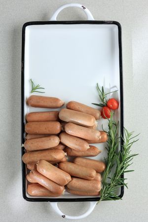Homemade Raw Cocktail Sausage