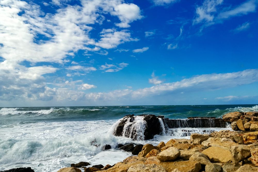 Seascape Mediterranean coast