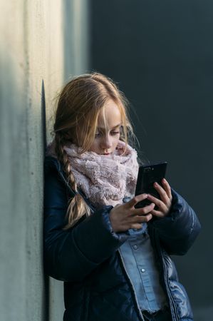 Girl Checking Phone