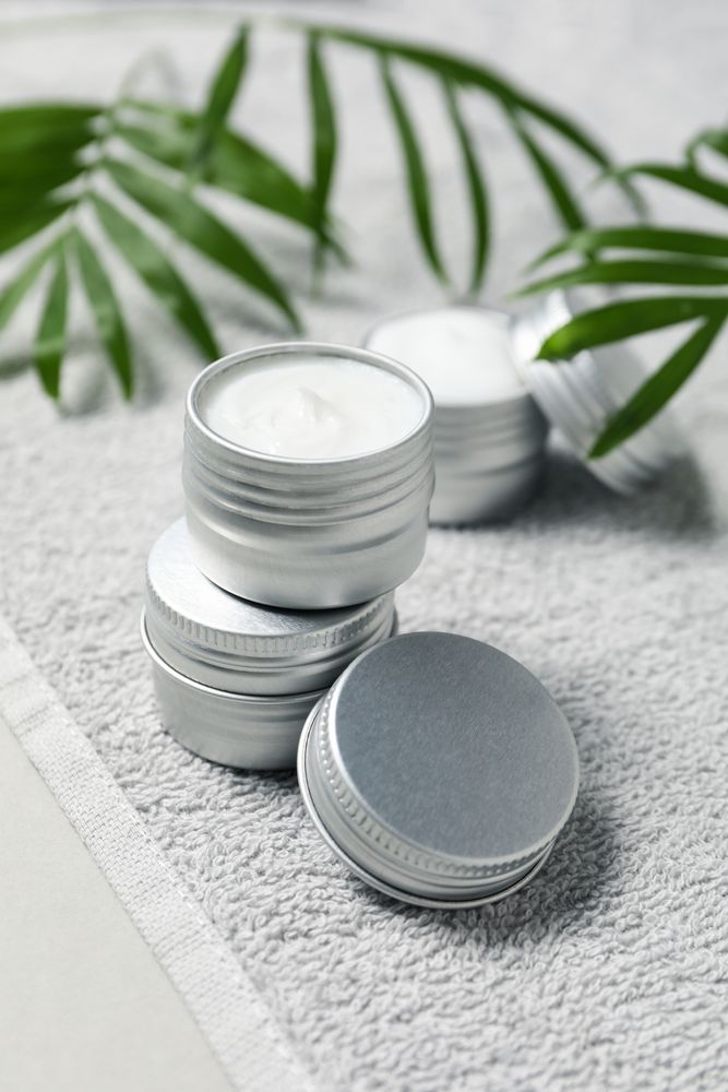 Concept of skin and body care, cream cosmetic