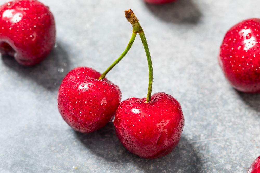 Red Organic Raw Strawberry Cherries