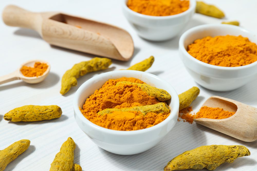 Fragrant seasoning - turmeric, one of the main ingredients in Indian curry