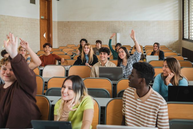 Students wishing to answer question