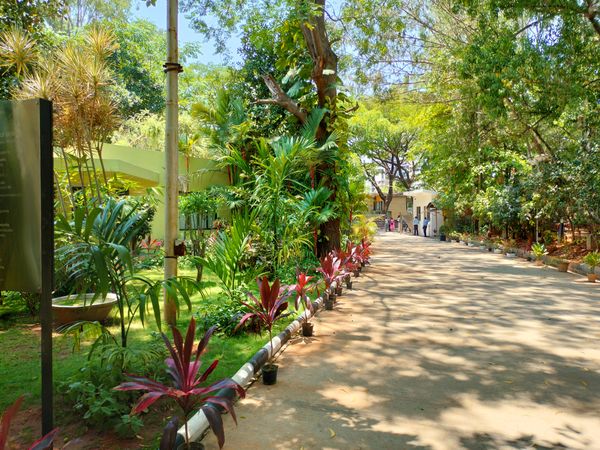 Garden entrance at the National Institute of Design, Bengaluru
