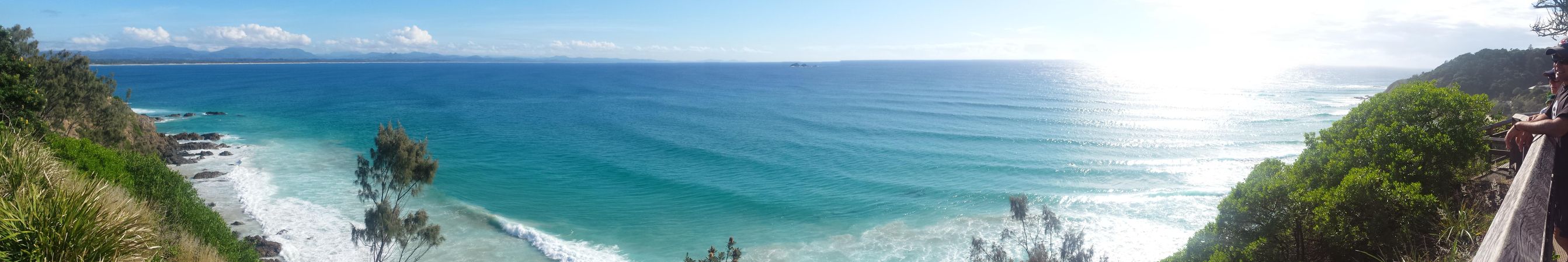 Panoramic photo from Cape Byron Lighthouse