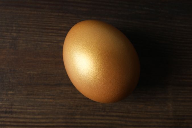 Concept of Richness and prosperity, golden eggs