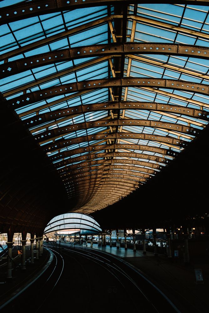 Roof of railway station