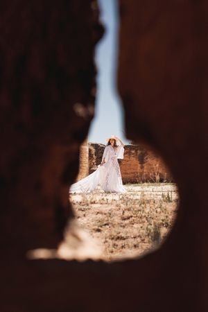 female in fortress yard