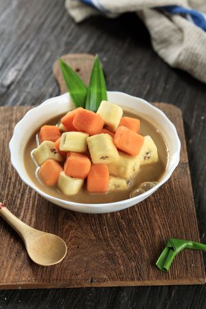 Kolak Pisang Ubi Banana Sweet Potato Compote Popular in Ramadhan