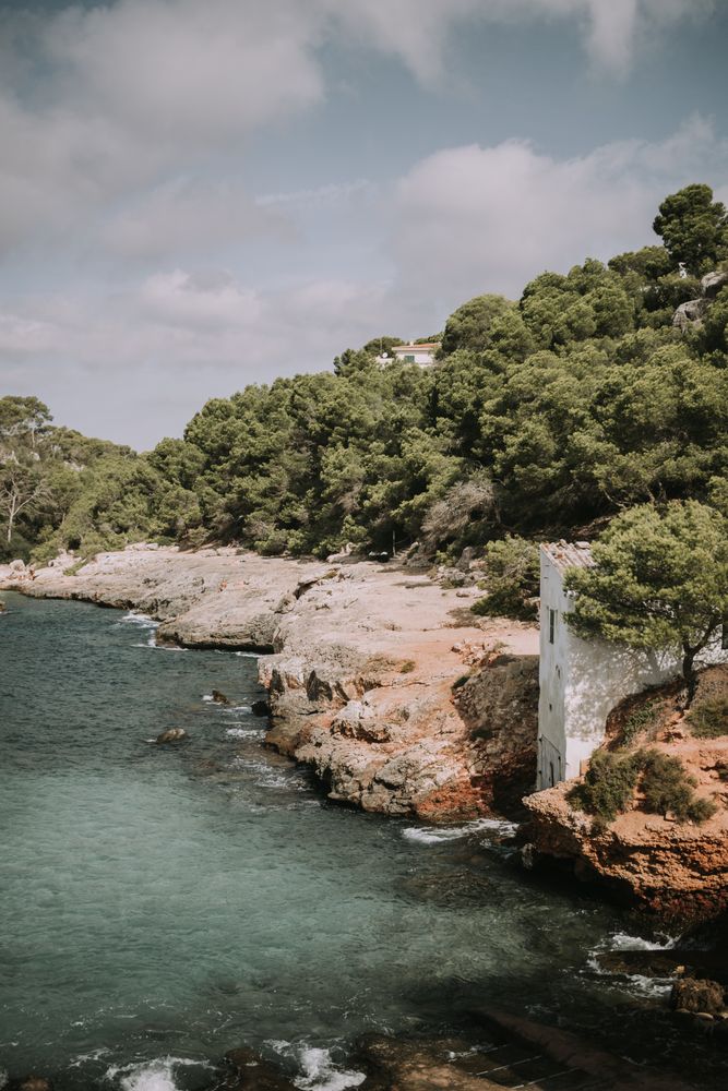 Seashore and cliffs