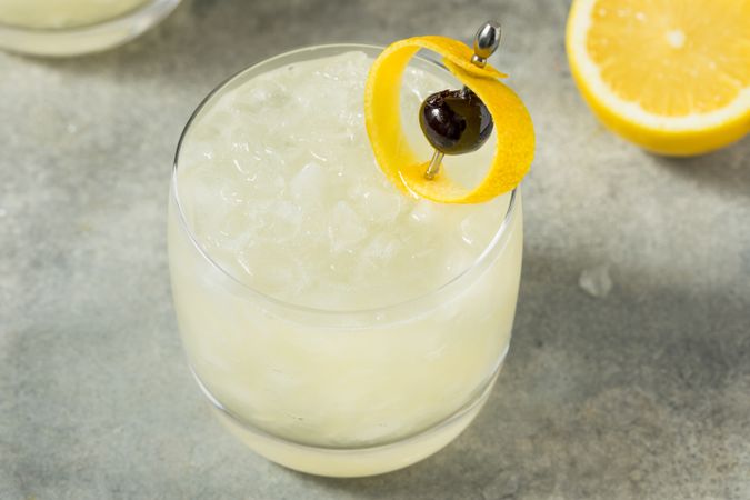 Cold Frozen Saturn Cocktail