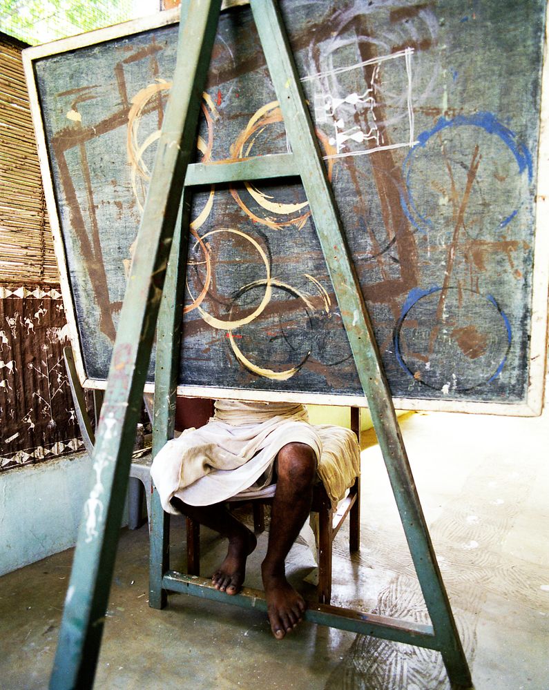 Maharastra, India - May 3, 2005 -  Freed bonded laborer