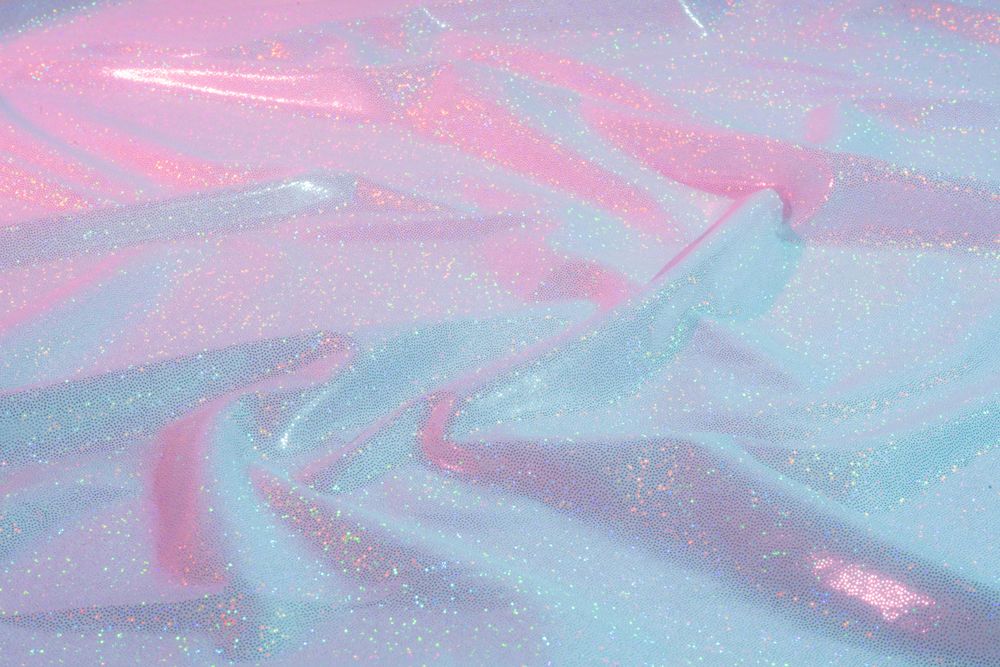 Iridescent neon on gradient foil
