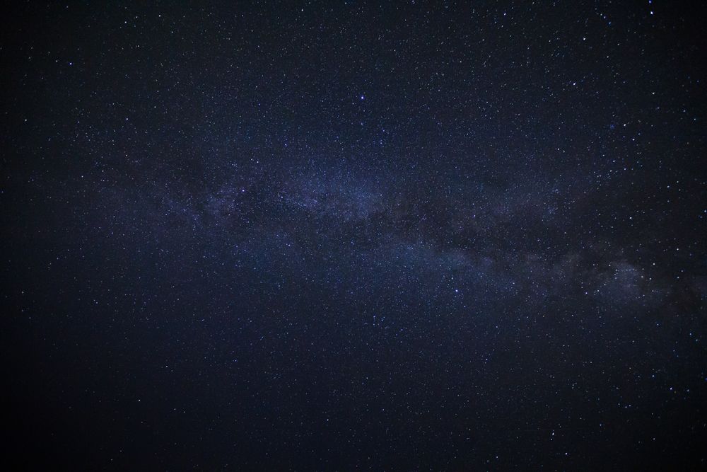 milky way galaxy and space dust in the universe, Night starry sky with stars