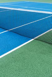 Blue Tennis court