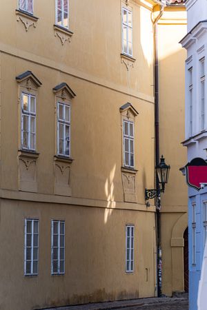 Narrow street of Old Prague
