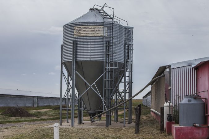 Vertical seed storage on modern farm
