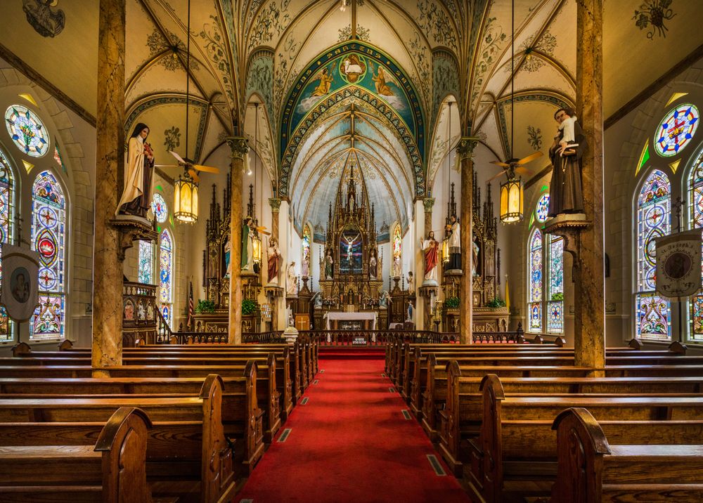 Sanctuary of the Nativity of Mary, Blessed Virgin Catholic Church, High Hill, Texas