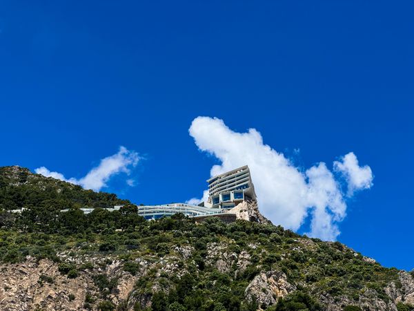 Luxury clifftop hotel, Monaco