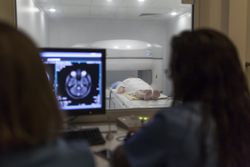 open magnetic resonance machine