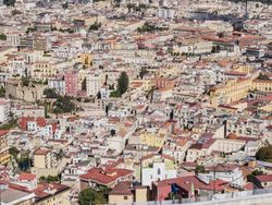 Italian buildings of Naples, Italy