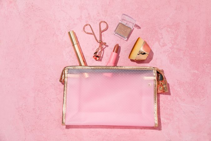 Toilet bag for different toilet and self care accessories