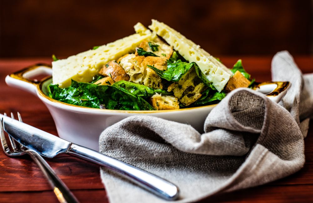 Chicken and cheese salad