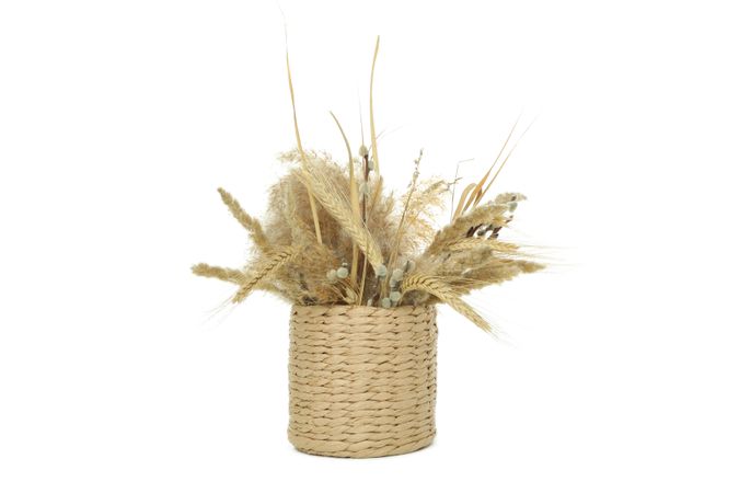 Basket of dried flowers